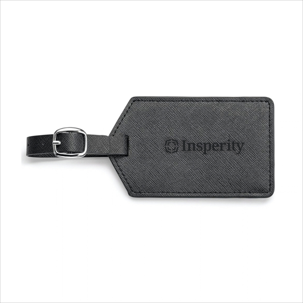 Toscano Genuine Leather Luggage Tag