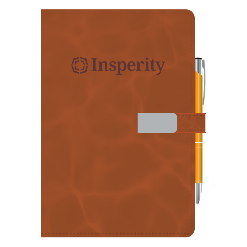 Thesis Hardcover Journal with Magnetic Closure & Pen New Logo