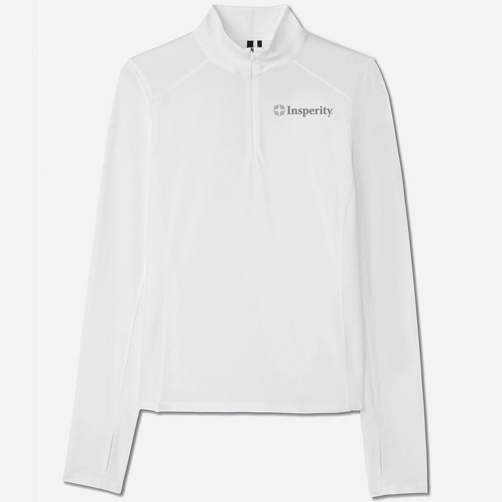 Royal Lightweight Women's Quarter Zip - White