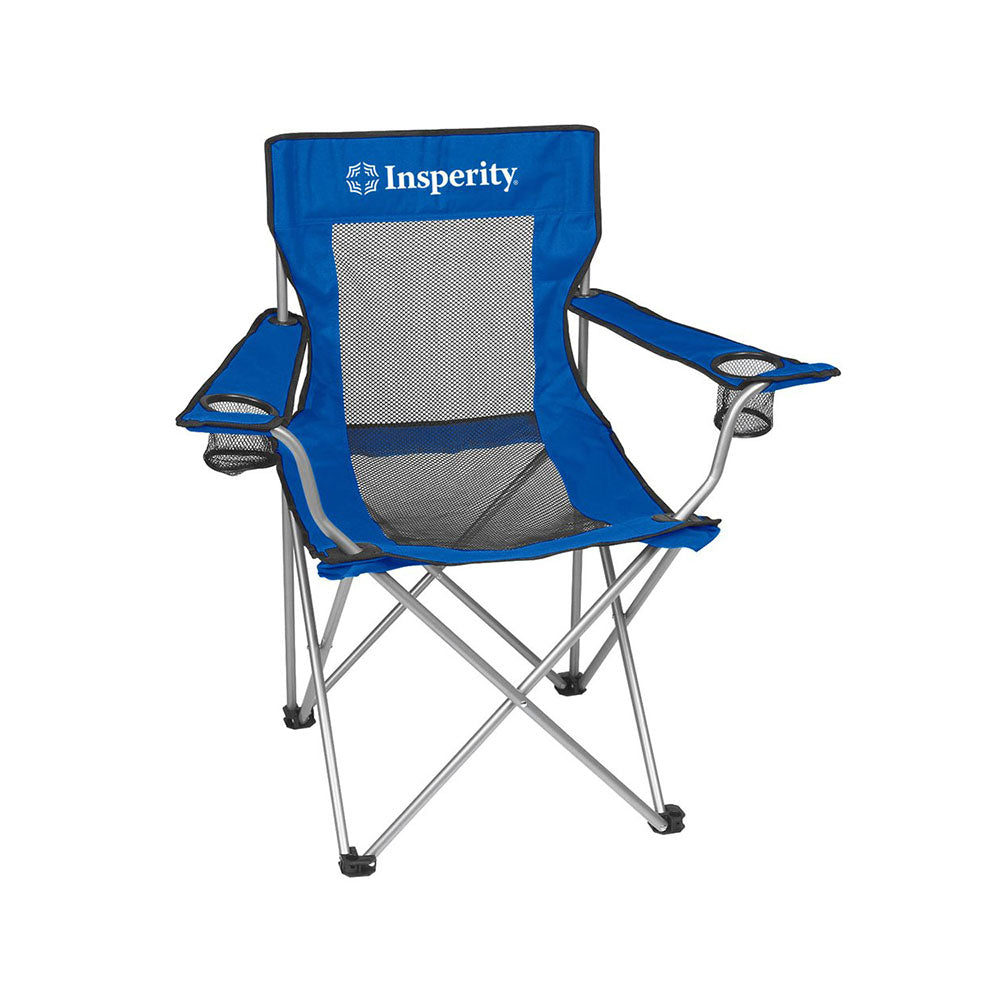 Mesh Folding Chair With Carrying Bag