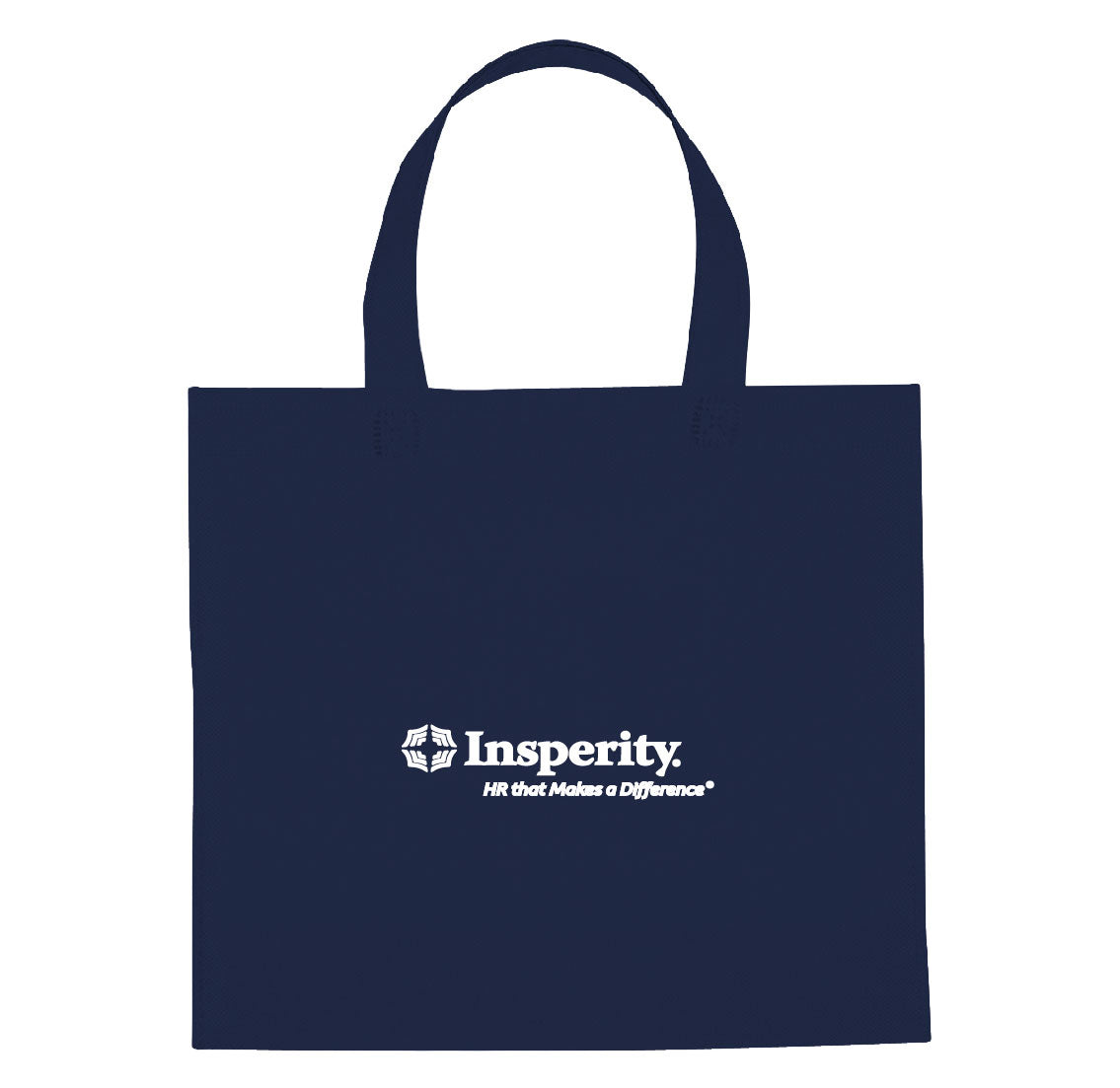 Non-Woven Mini Brochure Tote Bag-Navy