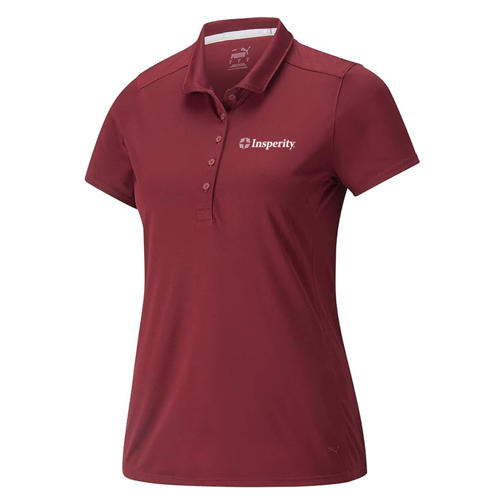 Puma Women's Gamer Polo - Zinfandel