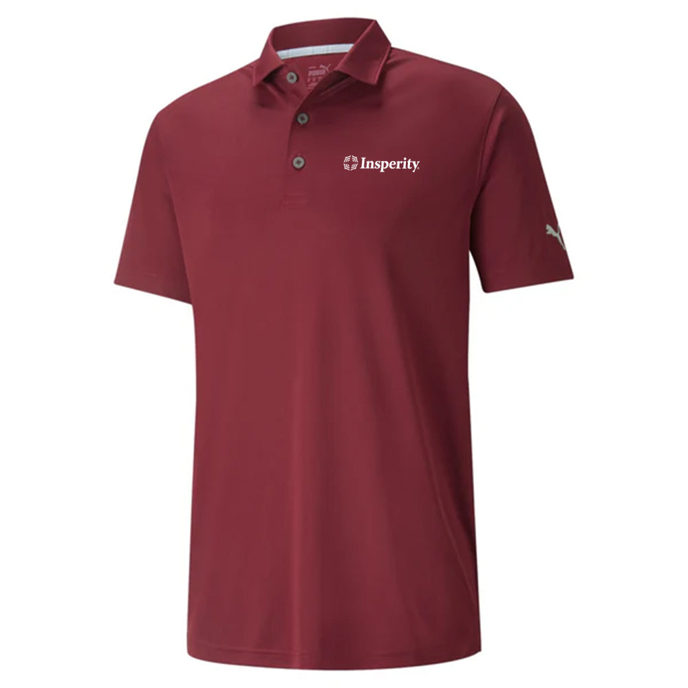 Puma Men's Gamer Polo - Zinfandel