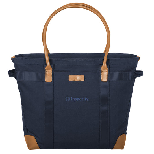 Brooks Brothers Wells Laptop Tote - Navy