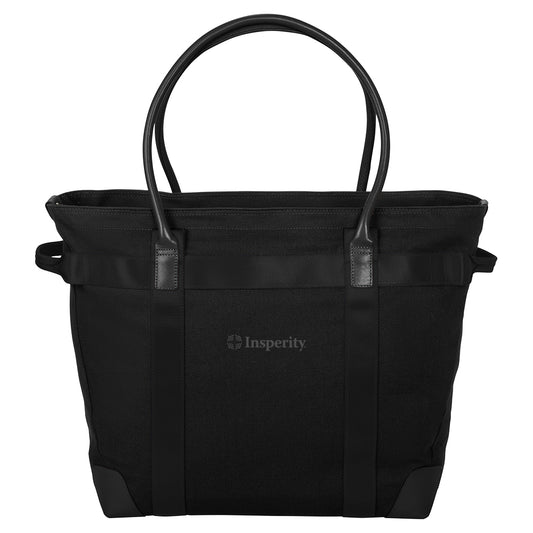 Brooks Brothers Wells Laptop Tote - Black