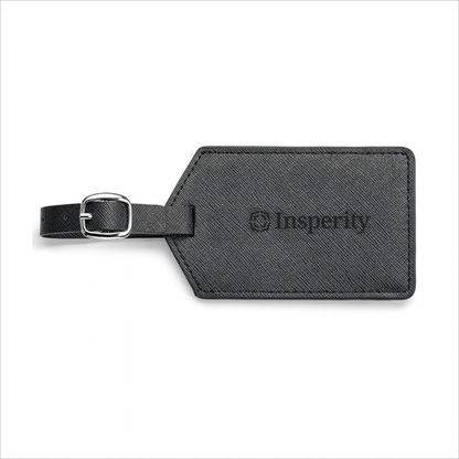 Toscano Genuine Leather Luggage Tag