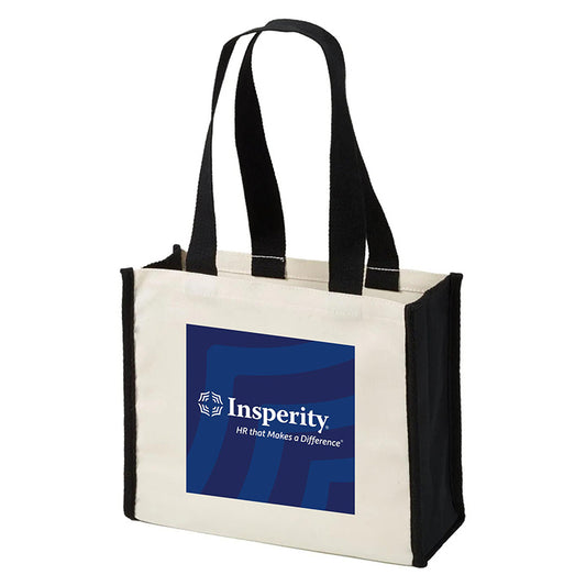 Coventry Canvas Tote - Blue Design