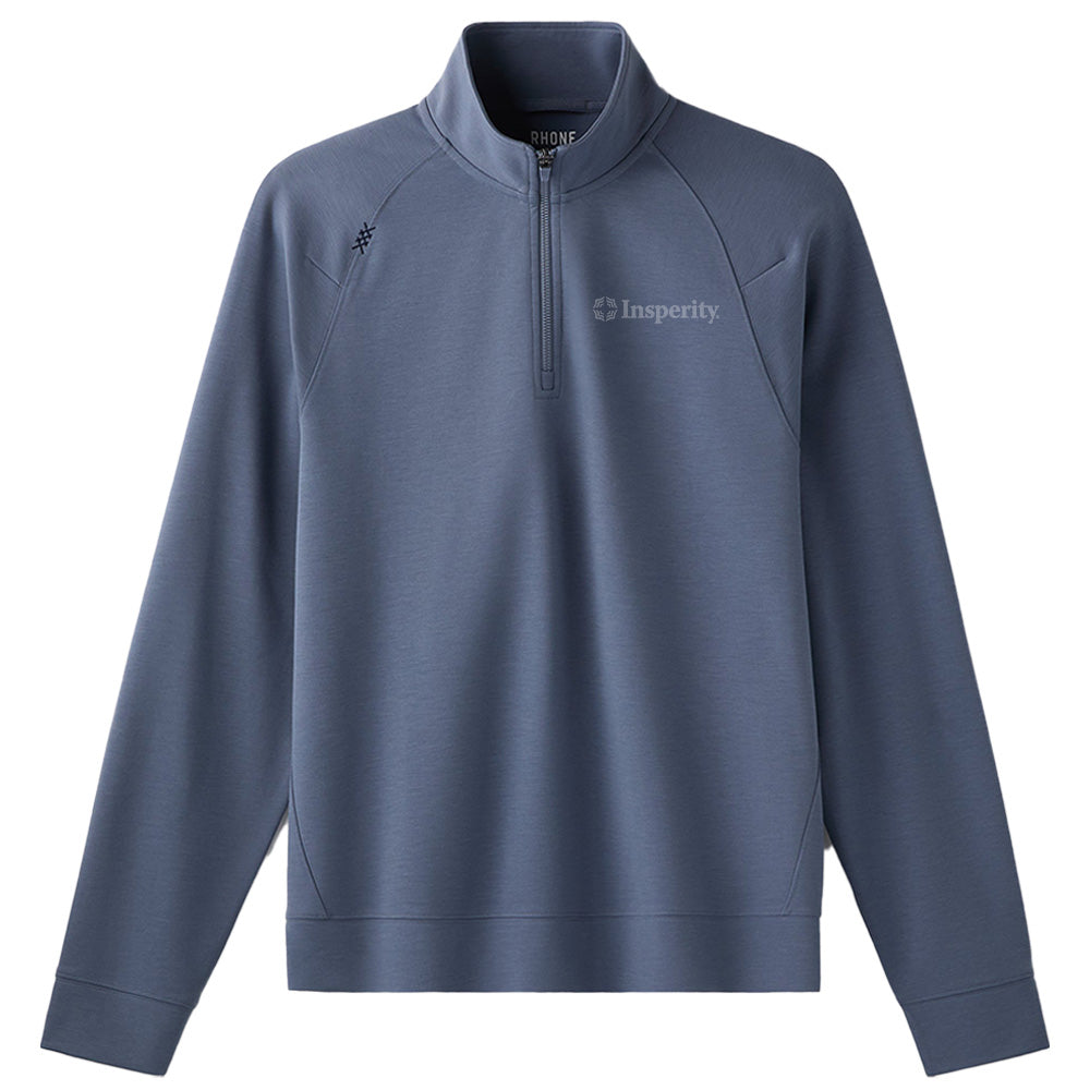 Rhone DreamState Qtr Zip - Shale Blue
