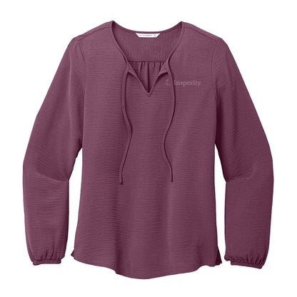 Port Authority Women's Textured Crepe Blouse