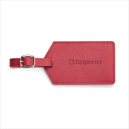 Toscano Genuine Leather Luggage Tag