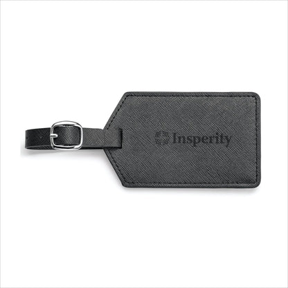 Toscano Genuine Leather Luggage Tag