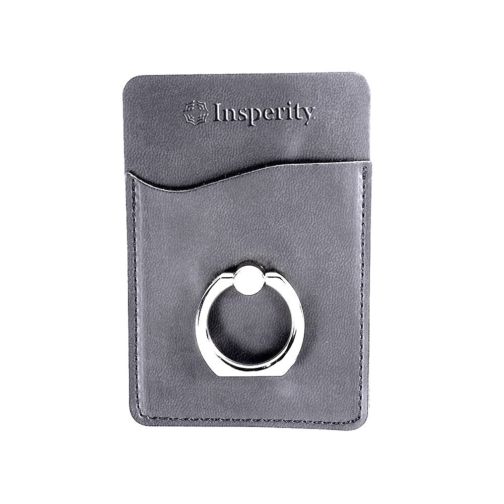 Tuscany Card Holder w/ Metal Ring Phone Stand